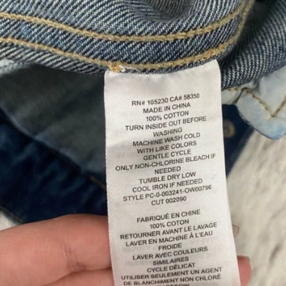 NWT Current/Elliot The Baby Trucker Denim Jacket | Current/Elliot Denim Jacket - Picture 7 of 10